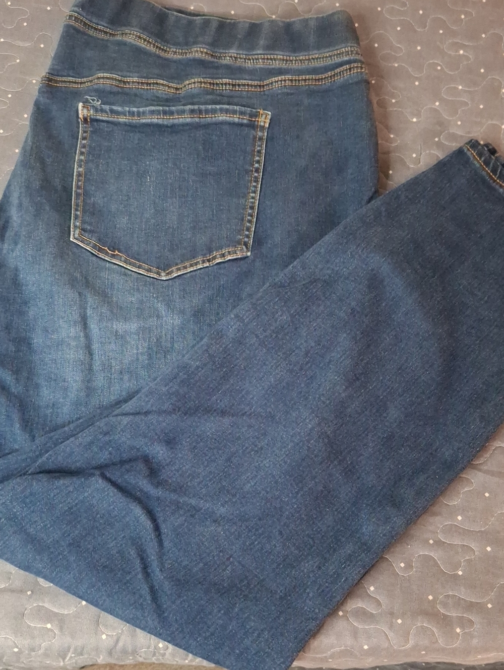 Wonderly Pull-On Super Skinny Jeans Blue Waist 24